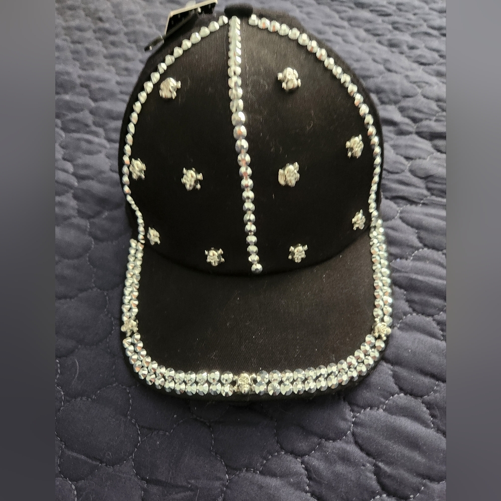 NWOT NWY Olivia & Kate Studded Baseball Cap.